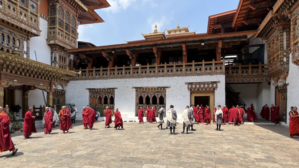 monks in red