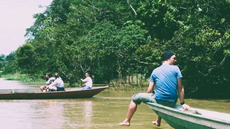 Our student expedition navigating the Amazon River in 2014